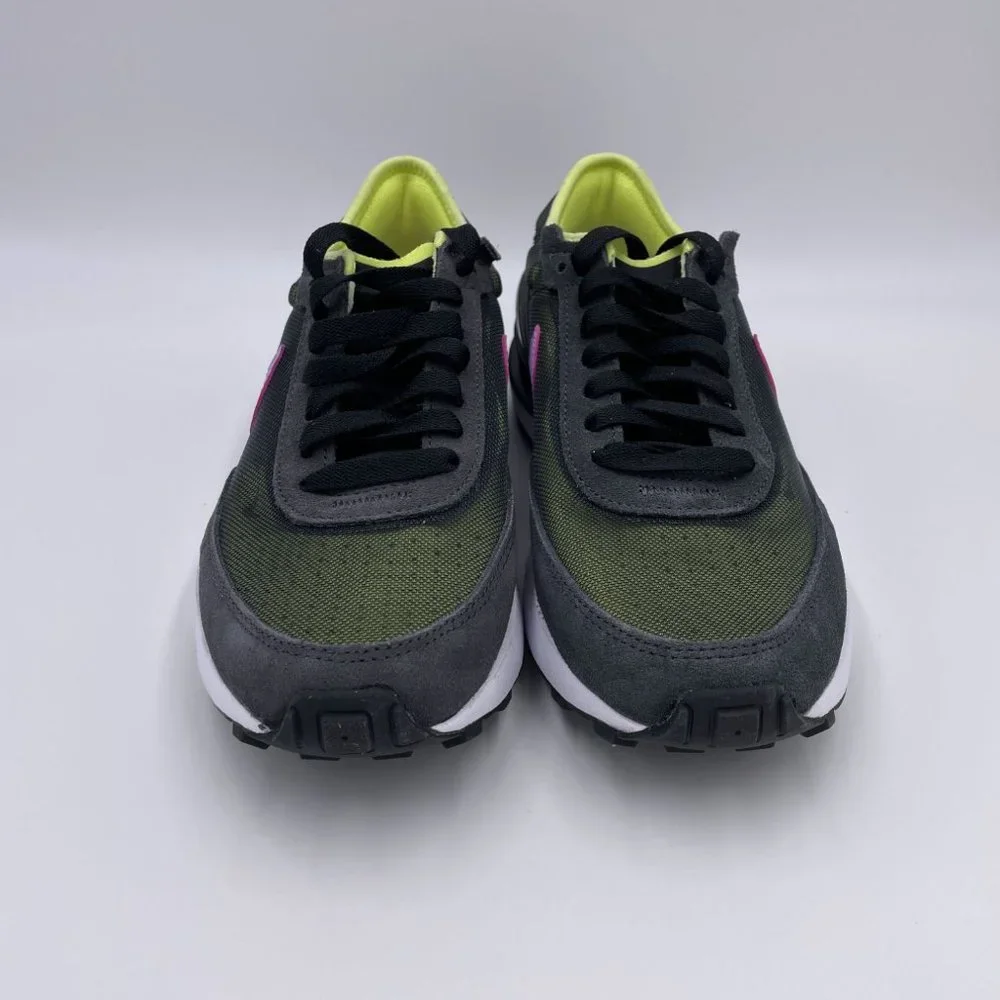 Nike Waffle One Black / Lilac / Lemon Womens Shoes - Picture 3 of 8
